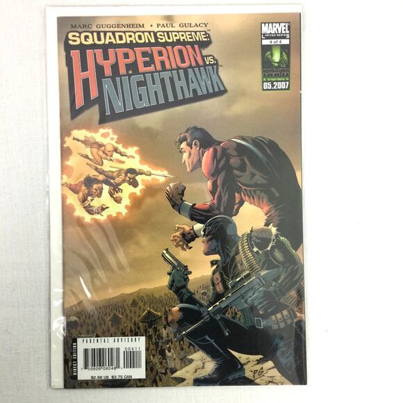 Marvel Squadron Supreme Hyperion Vs Nighthawk Four Comic Bundle 1-4 - Picture 5 of 5